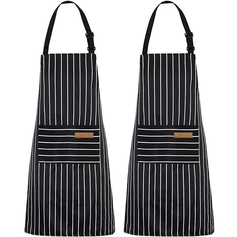 Unisex Adjustable Neck-Hanging Apron with Custom Logo for Coffee Shop and Catering