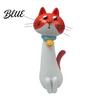 Cute Cat Vase Handcrafted Quirky Whimsical Resin Shaped Flower for Flowers Pampas Grass Funny Kitty Ornament Home Office Shelf Decor Gifts Lovers