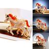 Elegant Blinged Out Metal Keyring With Unique Pony Charm Ideal For Birthdays And Celebrations
