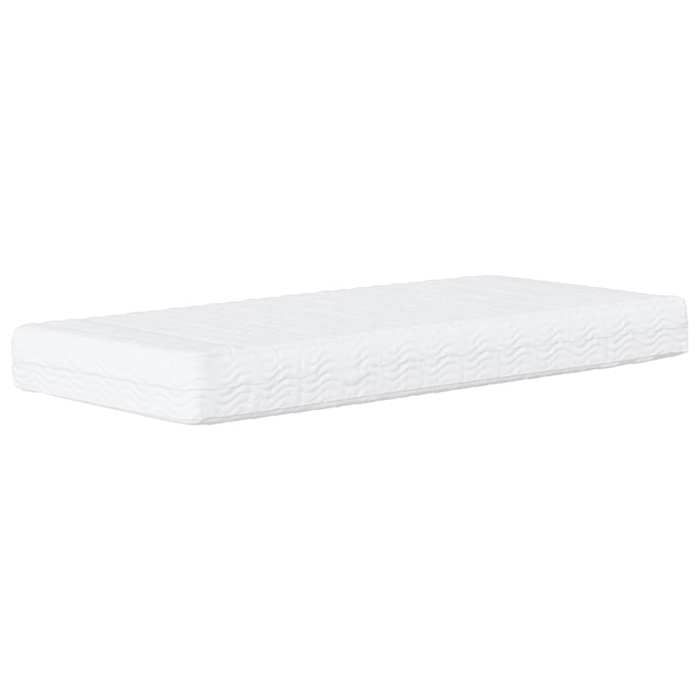 VidaXL Matelas en mousse blanc 90x200 cm dureté H2 H3,matelas de lit,matelas rafraîchissant,matelas souple,matelas 356341