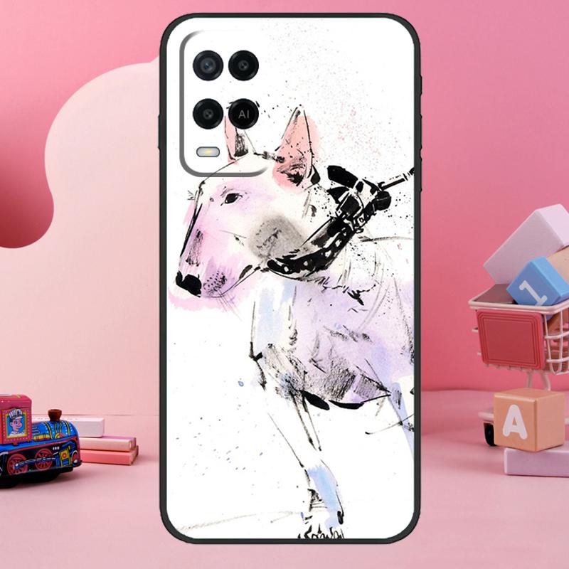 

English Bull Terrier Dog Case For Oppo A98 A78 A18 A38 A58 A60 A80 A40 A77 A57 A17 A74 A54 A94 A96 A76 A16 A15 A5 Pro OPPO A40 A40m
