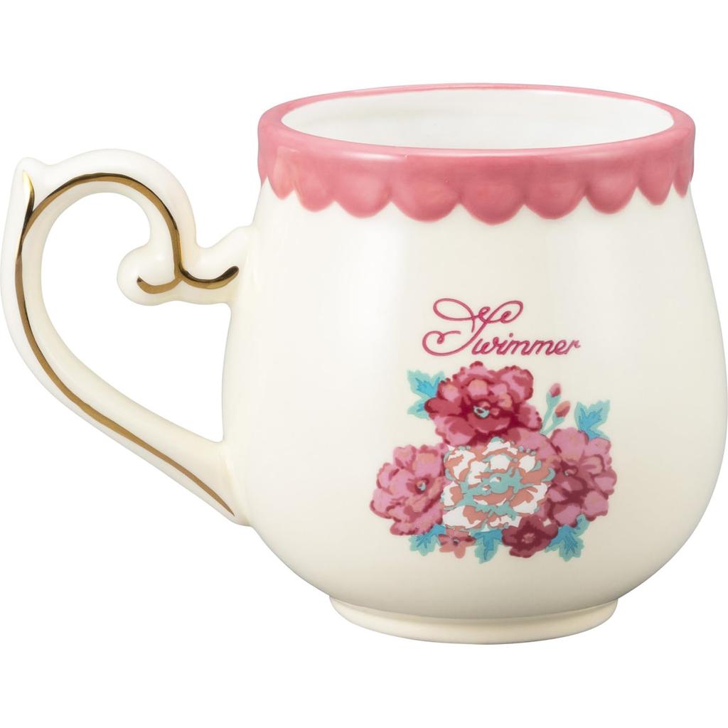 Sun Art Swimmer Relief Baby SAN4207 "SWIMMER" Mug, Design, Love, Approx. 355ml,