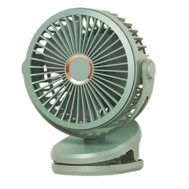 Clip On Fan  Small USB Rechargeable 5000/10000mAh Desk Fan with Battery Operated for Bedroom Home Room Stroller