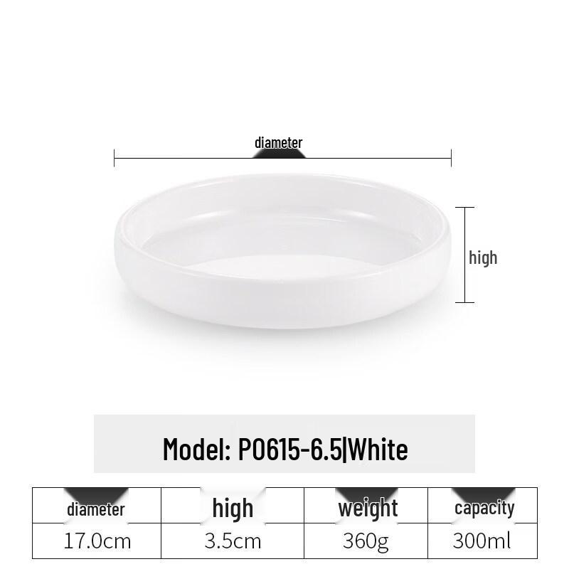 Korean Style Melamine Divided Dumpling Plate