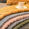 Thickened Warm Sofa Cushion Non-Slip Cover Cloth Towel Winter Short Plush Simple Modern Stroking Cats Cover Seat Cushion