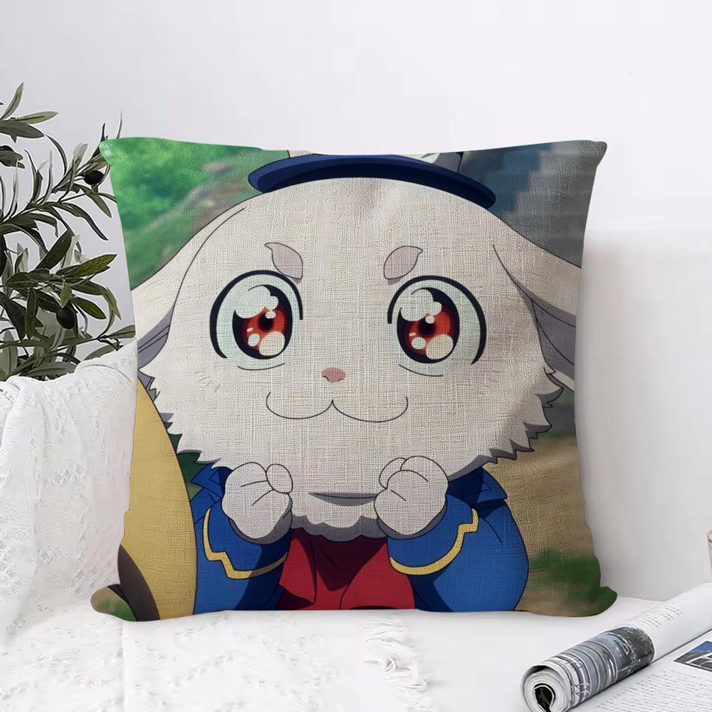 Anime ShangriLa Frontier Cushion Cover Eco Linen Pillow Case DoubleSided Print Breathable Durable Zipper Home Decor Gift