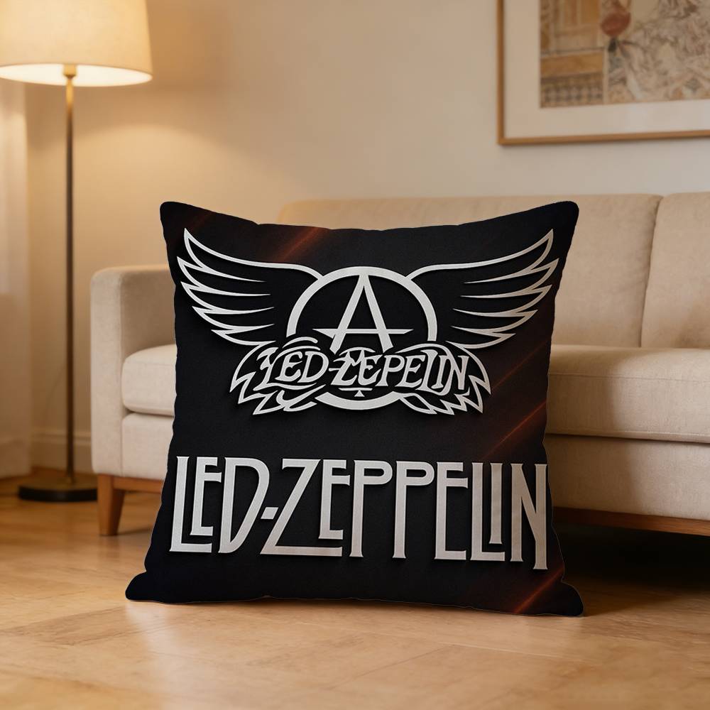 LLed ZZeppelinES Pillow Case Pattern Printed Pillowcase For Living Room Sofa Cushion Cover