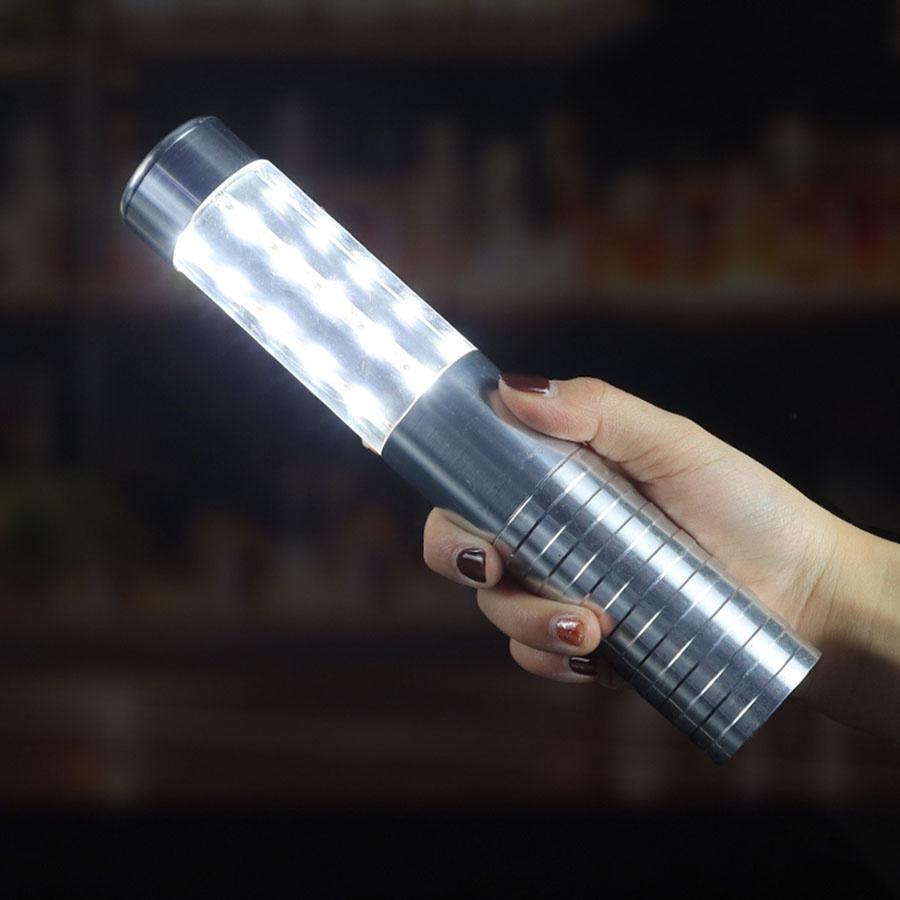 Thrisdar LED Flash Stick Champagne Bottle LED Strobe Baton LED Bottle Service Sparkler light for Night Club Party Decor