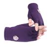 Women's Fleece Fingerless Gloves: Korean Style, Warm for Autumn & Winter, Elastic, Perfect for Driving, Cycling, and Dancing.