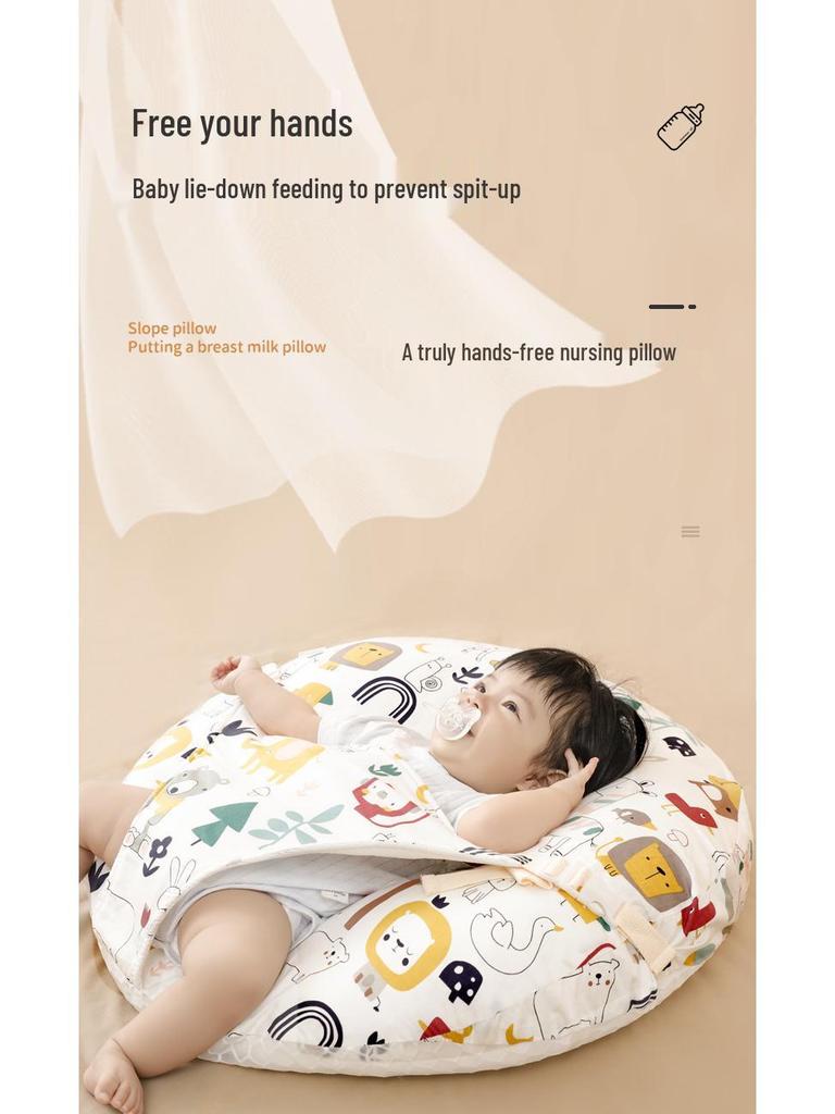 Newborn Anti-Reflux Incline Pillow: Spit-Up & Choking Prevention Nursing Pad