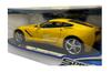Maisto 2014 Chevrolet Corvette Stingray Yellow Scale Special Edition 2014 Chevrolet Corvette Stingray Diecast Car 1/18
