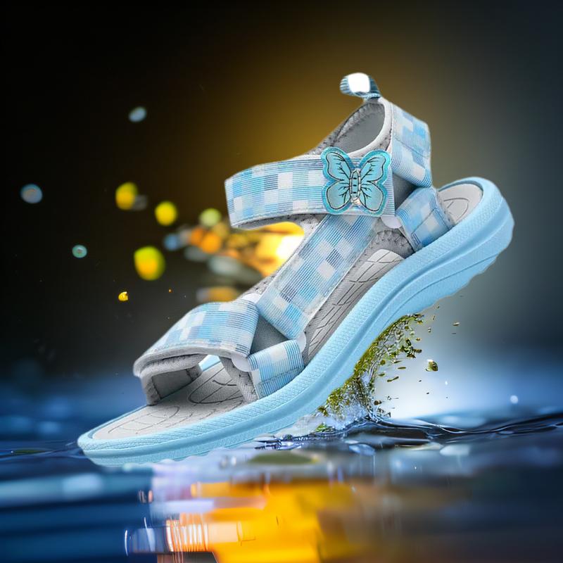 Kids Sandals Shoes Boys Summer Sports Hiking Beach Outdoor Open-Toe Sports Sandals for Children Girls