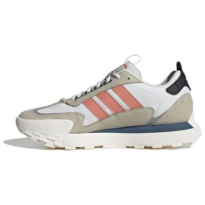 Neo Futro Mixr Wygodna Gruba Podeszwa Materiałowe Niskie Buty do Biegania Damskie sneakers Biały Szary IF1788