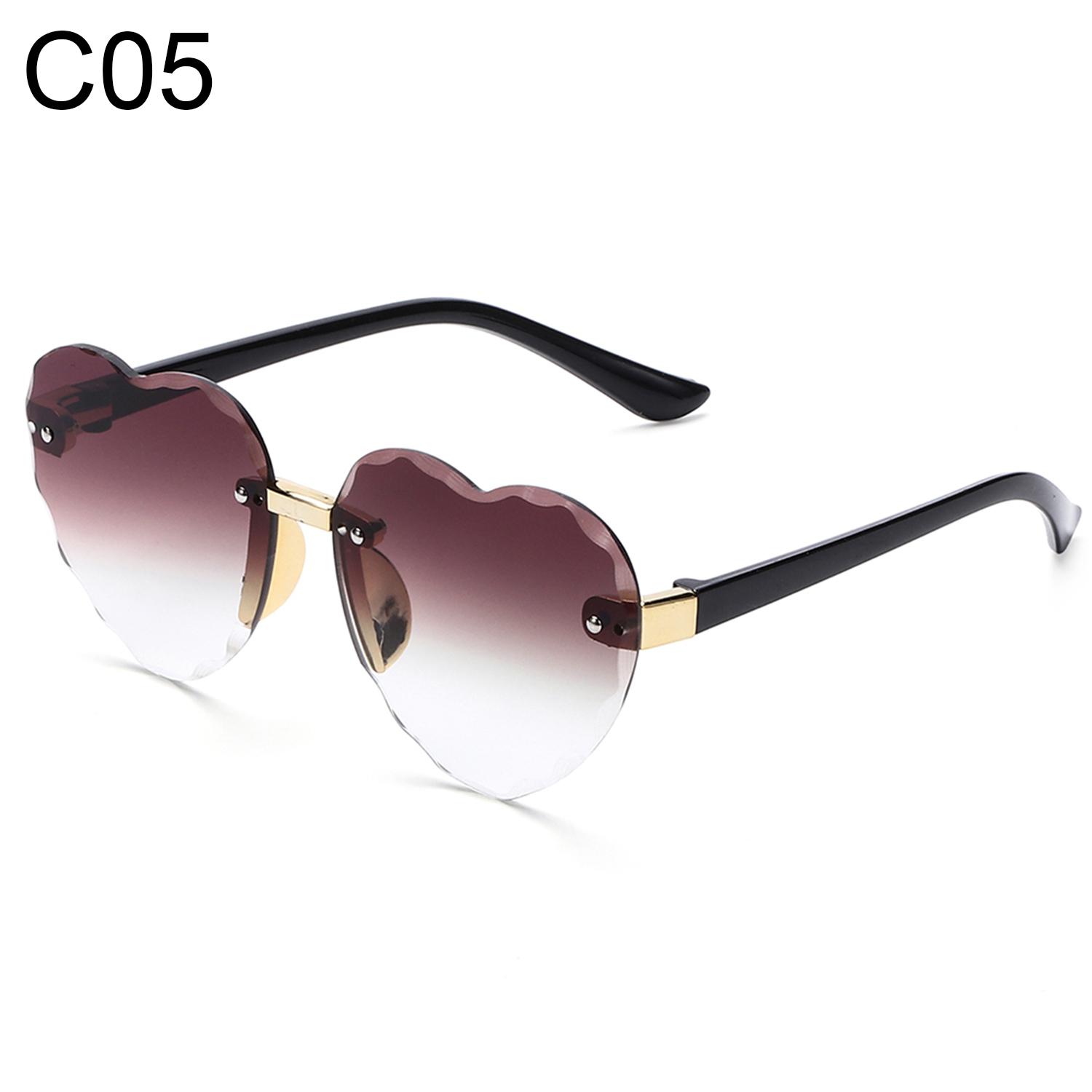 

Ocean Lenses Kids Sunglasses UV 400 Protection Children Sunglasses Heart-shaped Sun Glasses C05