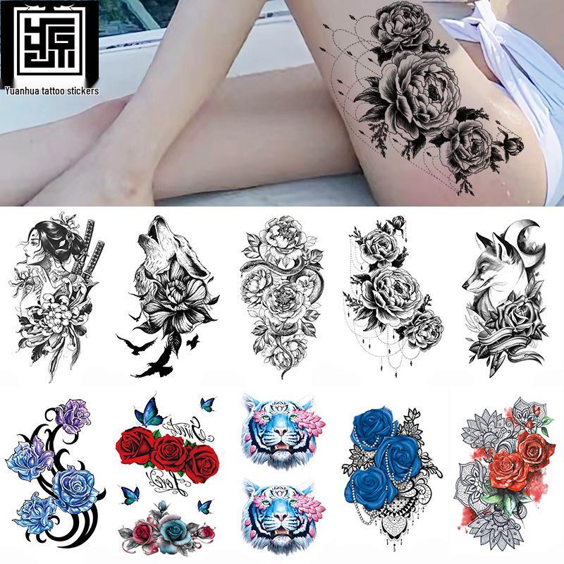 Wasserdichtes Ganzarm Totemsymbol Tattoo Aufkleber Set