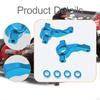 2 Pieces 1/10 RC Car Front Steering Knuckles Parts Replace Durability Easy to Install