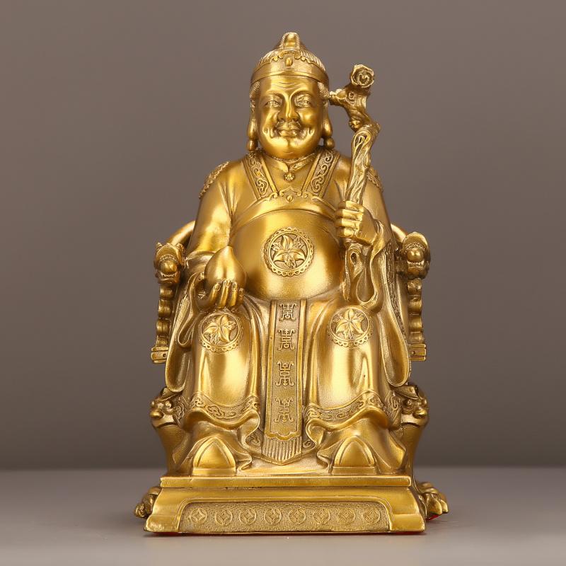 Brass for Worship Home Use God Earth Goddess Bronze Statue Ornament
