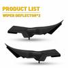 2x Windshield Wiper Cowl Plate Cover Trim Fit For Panel Toyota Tundra 2014-