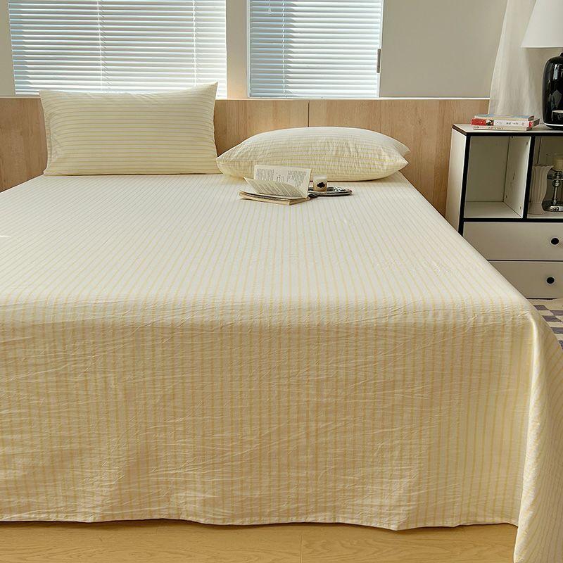 Minimalist Bed Sheet For 1.5m Bed, Single Double Household & Student Dormitory Use