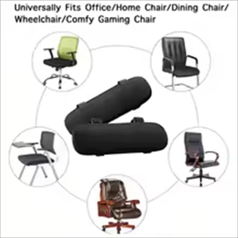 Memory Foam Chair Armrest Cushion Thickened Elbow Booster Pad Ergonomic Gaming Office Computer Seat Wrist Support Pillow