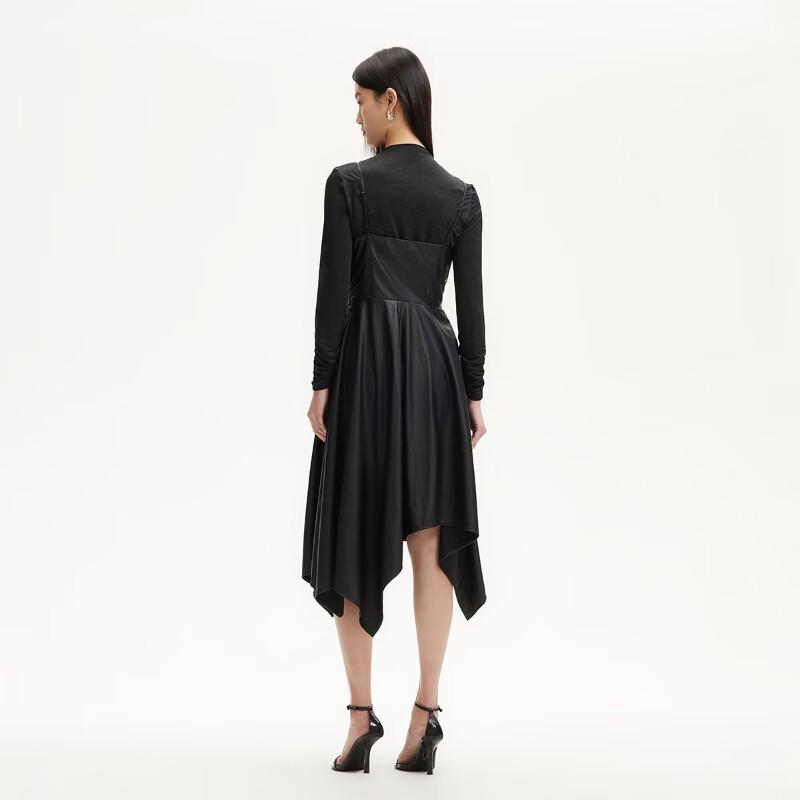 VEROMODA Women's 2-Piece Shimmer Top & A-Line Midi Dress Set