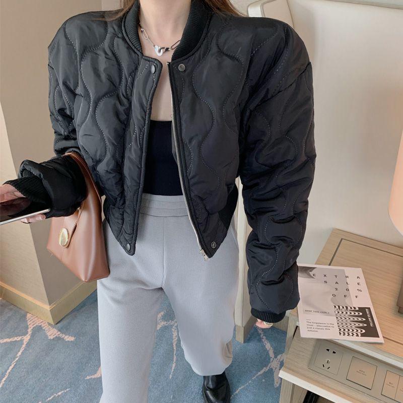 Cotton Jacket Women's Short Cotton Jacket Parkas 2025 Thicken Warm Outwear Baseball Jacket Casual Winter Coat for Women