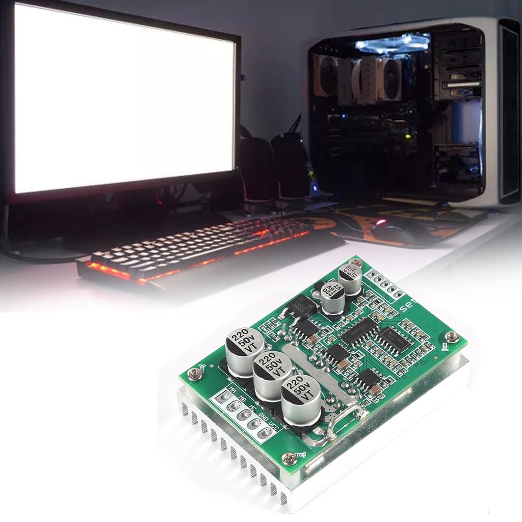 Effiziente bürstenlose Motorsteuerplatine DC12-36V Motortreiberplatine ohne Hall 500 W Hochleistungs-Beschleunigungssteuerplatine