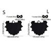 Black Cloak Halloween Bat Cloak Set Eye Mask Non-woven Bat Wing Cape Trick or Treat Children's Party Costume Stage Wear