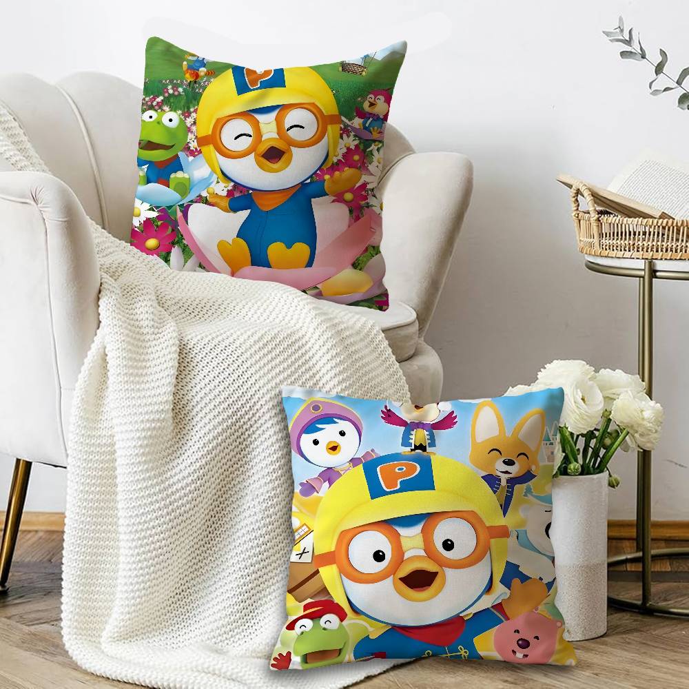 Anime Cute P-Pororos Maple Design Lucky Dragon pillow cover sofa cushion cover home room decoration children gift