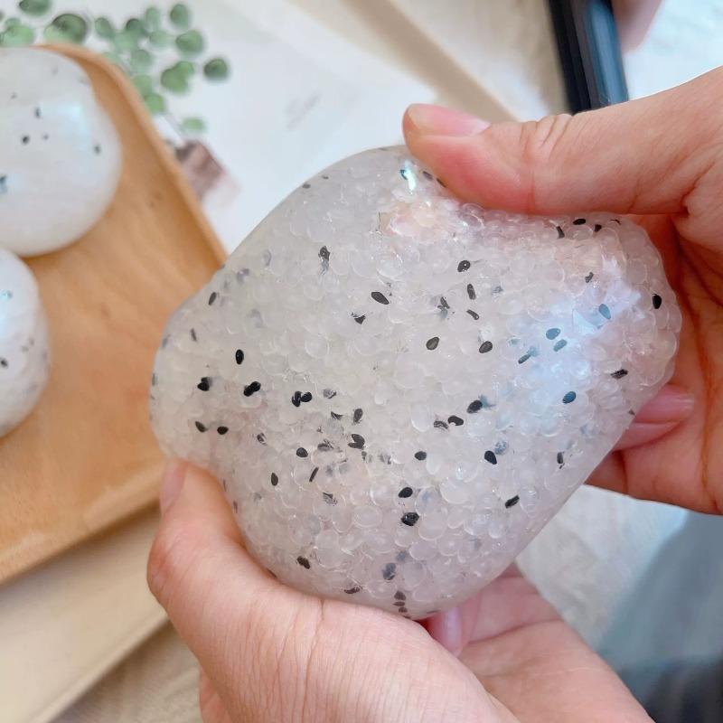 Glutinous Rice Ball Pinching Toys, Handcrafted Soft Texture Extrusion Toys, Slow Rebound Stickiness, Sensory Games