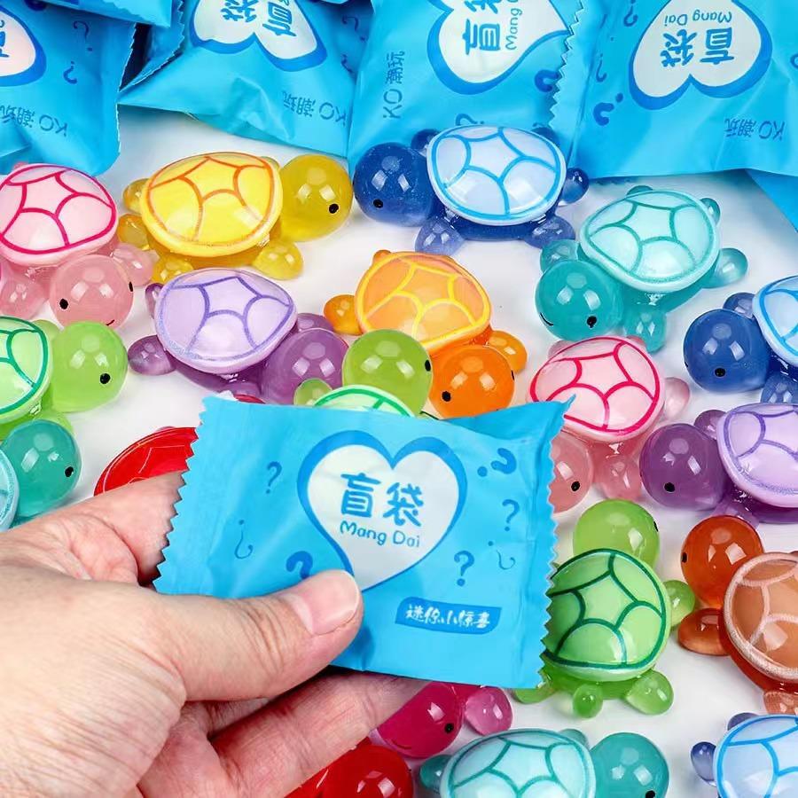 

Cartoon Simulation Animal Resin Blind Bag Small Animal 10pc One Size синій