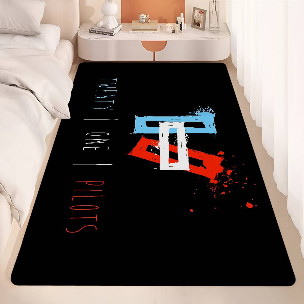 Twenty One Pilot Door Mat Cheaper Anti-slip Modern Living Room Balcony Printed Bedside Mats