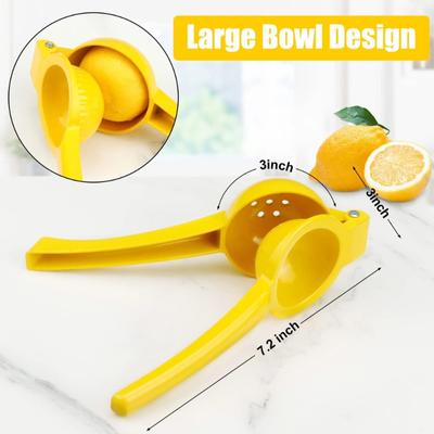 Spremiagrumi Utensile da cucina Adatto per agrumi Limone Può essere lavato in lavastoviglie Spremiagrumi manuale in metallo Spremiagrumi per limone e lime
