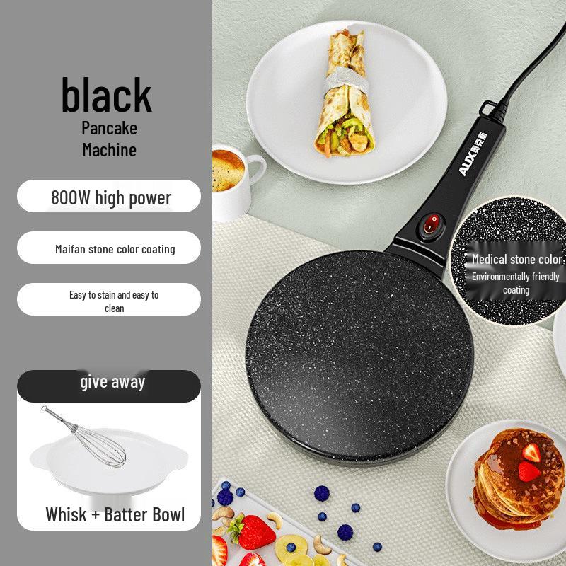 AUX Crepe and Spring Roll Maker - Pancake & Dough Cake Pan