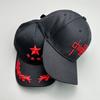 Rojo Chino Nuevo Protección Solar y Sombrilla Hombres Mujeres Gorras de Béisbol Bordado de Algodón Moda Chic China Gorras Snapback Versátil