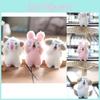 Adorable Plush Screaming Dog Keychain Soft Stuffed Animal Bag Charm