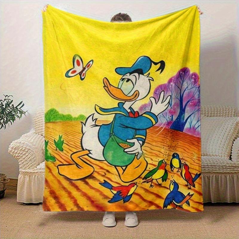 1pc, Donald Duck Throw Blanket, Soft & Cozy Home Decor for Couch, Bed, Travel, Camping, Car, Beach, Office Nap, Perfect Gift for FriendsX196