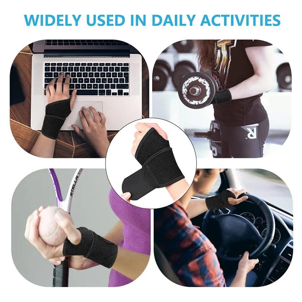 Durable And Safe 1 Pc Wrist Band Support For Adjustable Wrist Bandage Brace For Sports Wristband Compression Wraps Tendonitis Pain Relief
