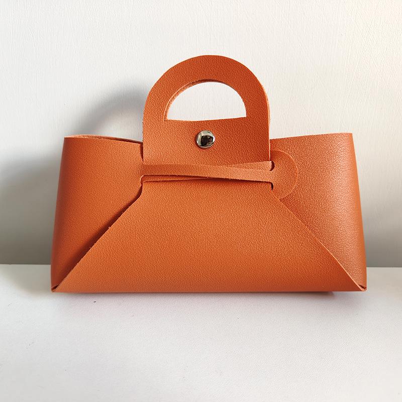 

Многоцветная портативная высококачественная сумка для очков: Универсальное, стильное решение для хранения и хранения сувениров 19*5*13.9 cm красный/оранжевый