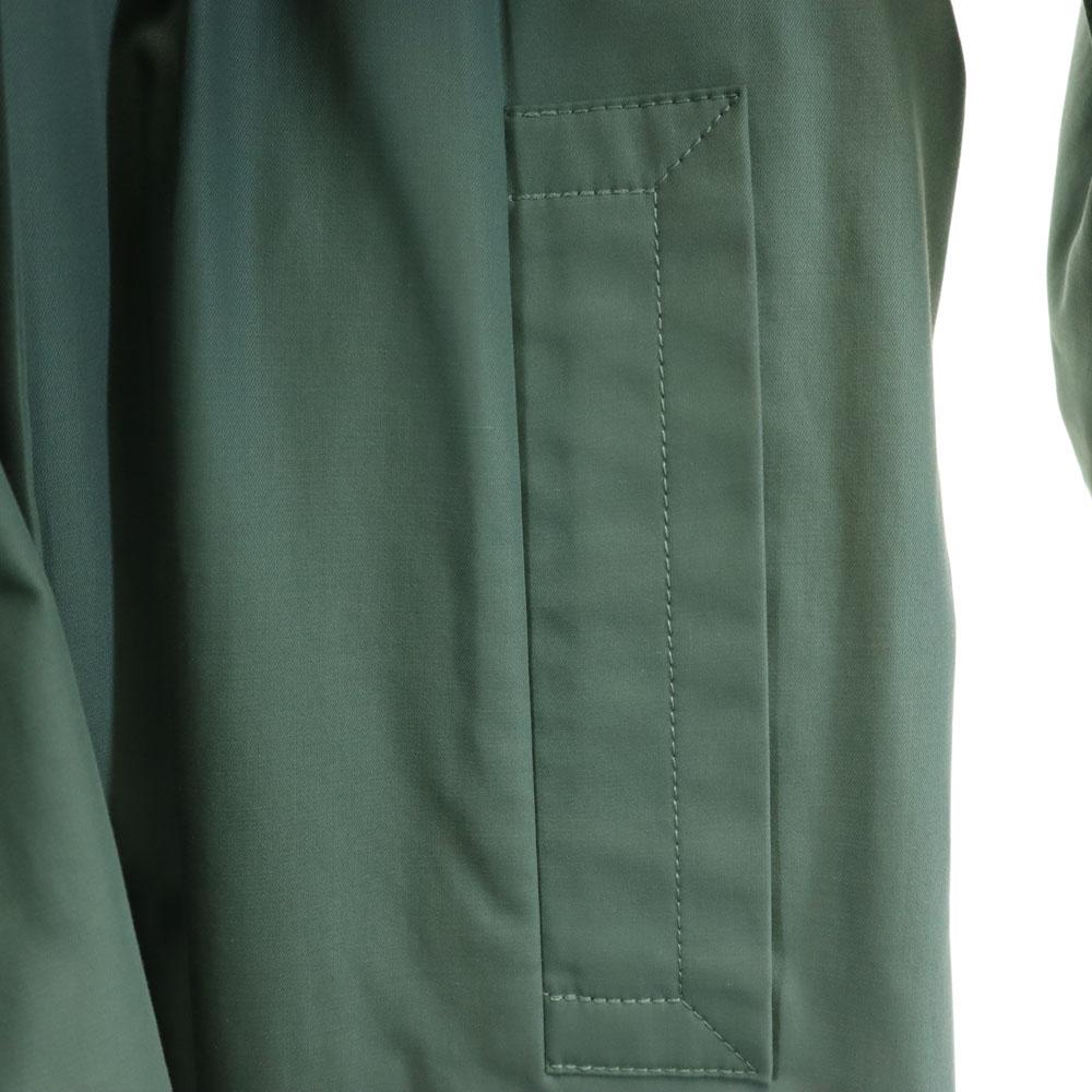 Yves Saint Laurent 90s Old Stainless Collar Coat M Green System Women Used