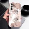Abstract Geometry Style Case For Samsung S26 S25 S24 Ultra S23 S22 S21 FE A15 A16 A17 A35 A36 A37 A54 A55 A56 A57 5G Leather Texture Soft Cover