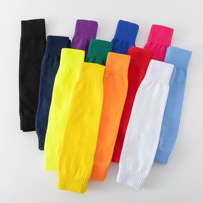 Grenzüberschreitende Fußball-Langsocken mit Knieschutz - Anti-Reibung für die Wade - Unifarben