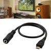 Micros USB 5P Adapter Cable 3.5mm Female Audios Cable Cord for Clip Mics Microphones Convert Adapter Wire