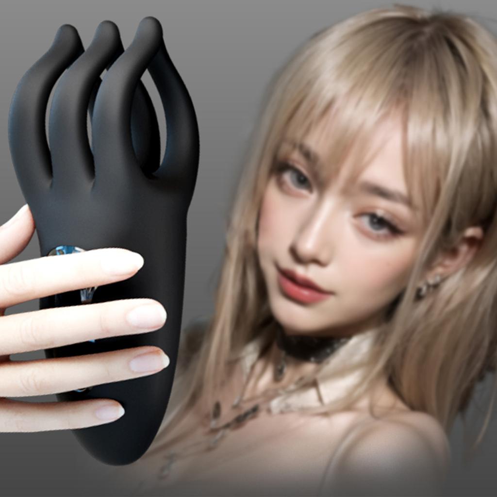 Male Penis Exerciser Mimics Finger Vibrations Men's Glans Massage Stimulator Male Masturbator for Delayed Ejaculation
