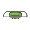 Foldable Colander Strainer Over The Sink Vegetable Fruit Strainer Basket with Extendable Handles for Kitchen