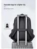 Men's Large Capacity Color Block Laptop Backpack - Business Casual & Student Friendly