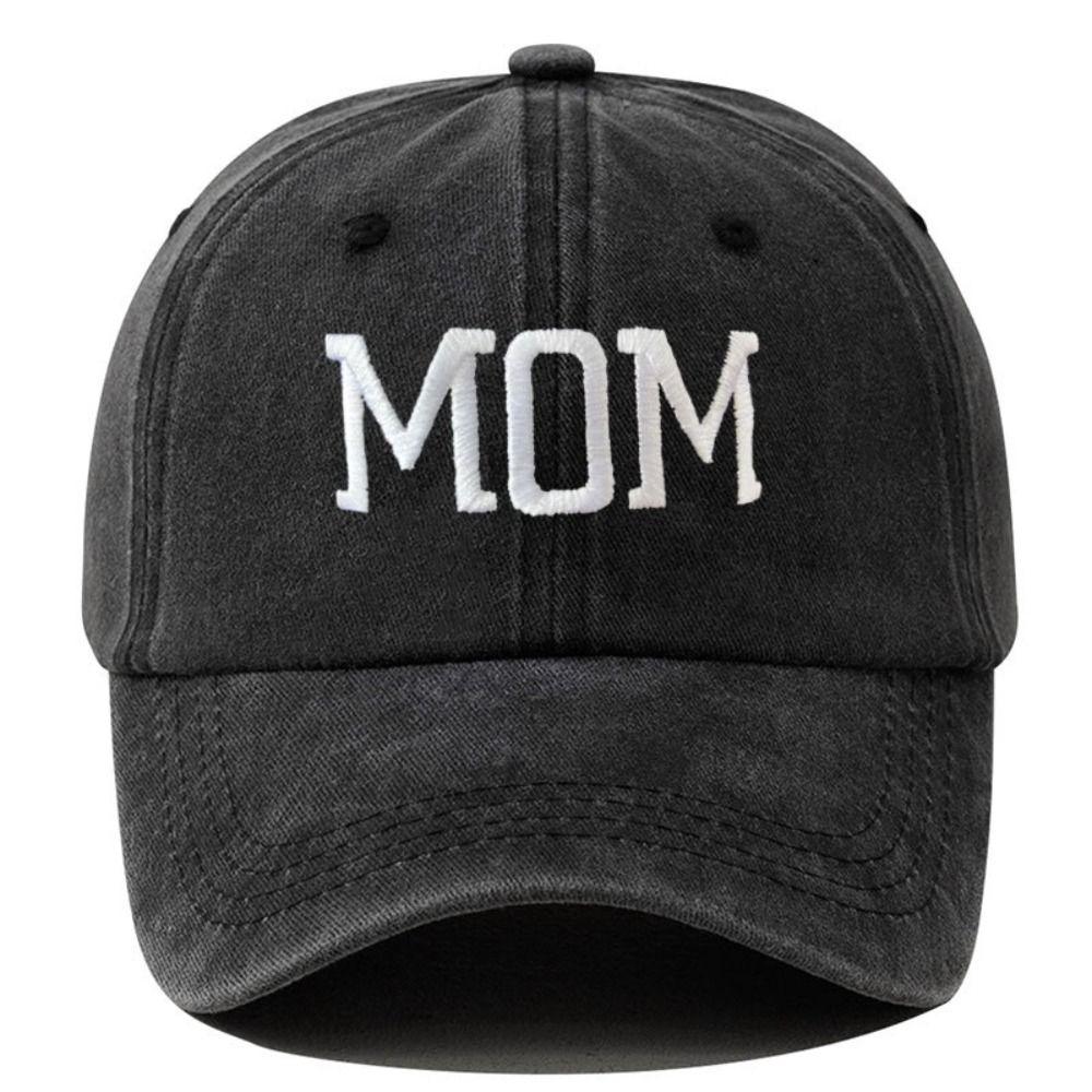 Cotton Parent-child Baseball Hats Vintage Outdoor Sunscreen Hats DAD MOM BABY Embroidery Caps