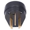 3 Zinken Industrieller Gerader Stecker Messingkontakte Stecker US-Standard 50A 125V/250V