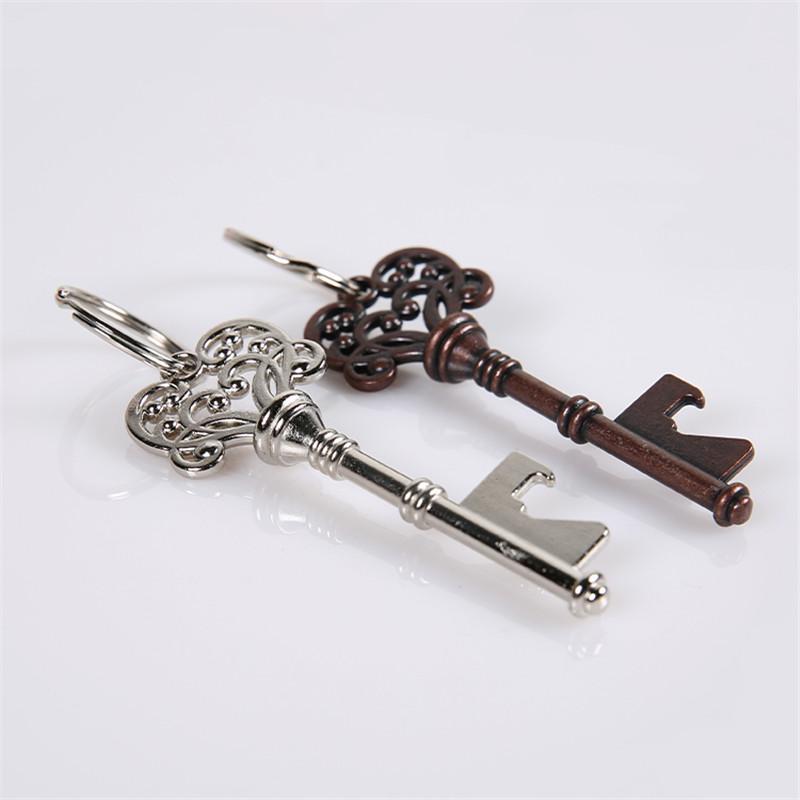 Vintage Key Shaped Bottle Opener - Creative Multitool, Cool Keychain Accessory for Men & Women