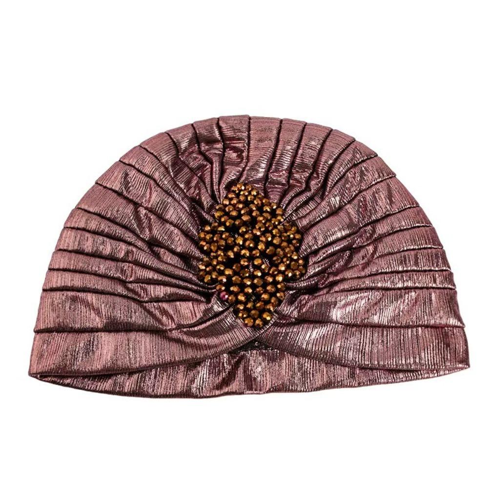 Beaded Arab National Hat Top Knot Ethnic Headscarf Gat Fashion Gilded Indian Hat Wedding